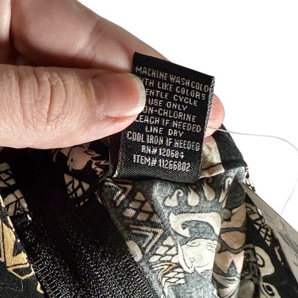 Disney Moana NWT Women's Junior Small Black Retro Wrap Knee Length Skirt - Picture 6 of 10